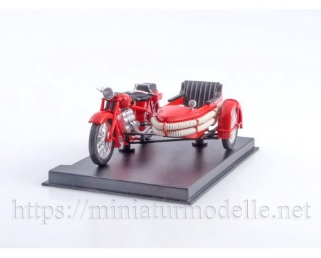 1:24 L 600 Leningrad fire motorrad with sidecar and magazine #3, special issue 