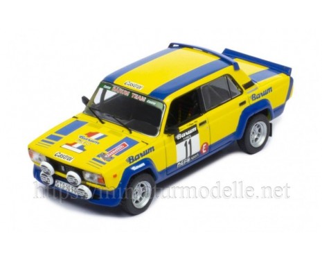 1:43 Lada 2105 VFTS #11 Rallye Valašskaá Zima 1984 M. Lank / M. Týce
