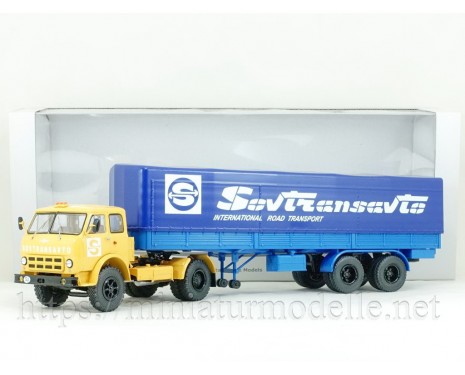 1:43 MAZ 504 A canvascover semi MAZ 5205 Sovtransavto