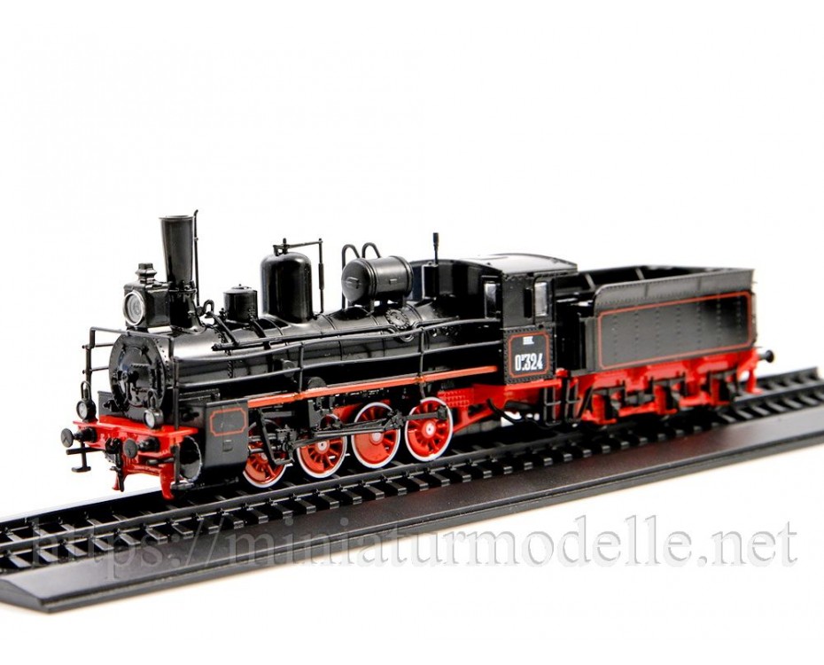 1:87 H0 Ov steam locomotive with magazine #4,  Modimio Collections by www.miniaturmodelle.net