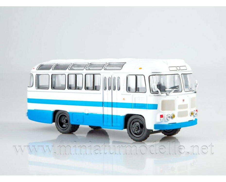 1:43 PAZ 672 M Bus mit Zeitschrift #7, NA007, Modimio Collections by https://miniaturmodelle.net