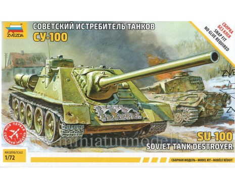 1:72 SU 100 soviet tank destroyer, kit