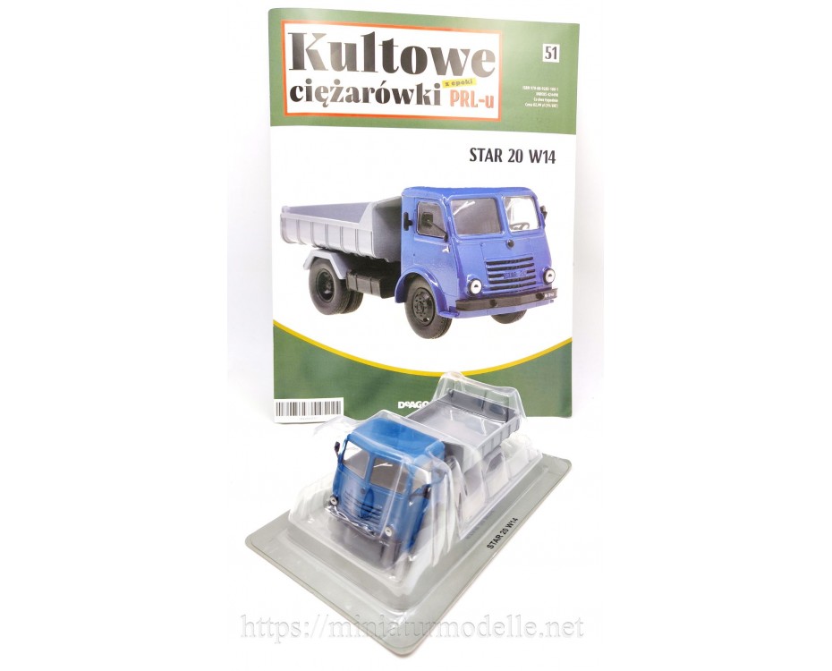 1:43 Star 20 W14 Kipper mit Zeitschrift #51,  De Agostini by https://miniaturmodelle.net