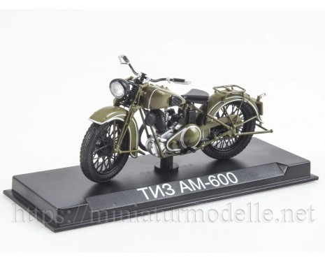 1:24 TIZ AM-600 military motorcycle with magazine #74