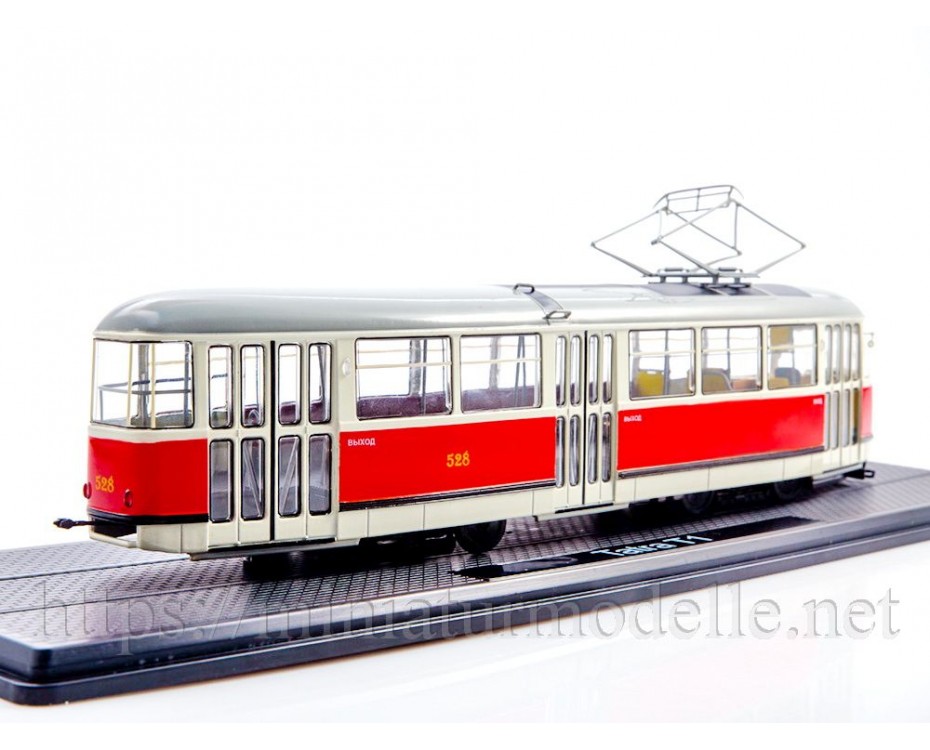 1:43 Tatra T1 Straßenbahn, SSM4067, Start Scale Models - SSM by https://miniaturmodelle.net