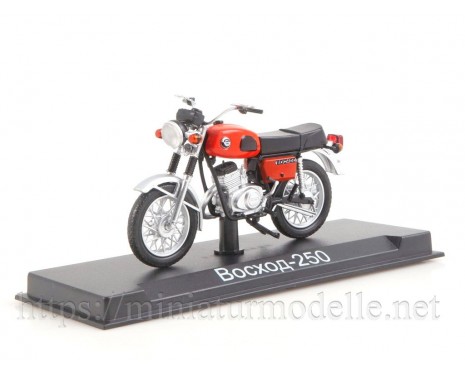 1:24 Voshod 250 Motorrad mit Zeitschrift #80