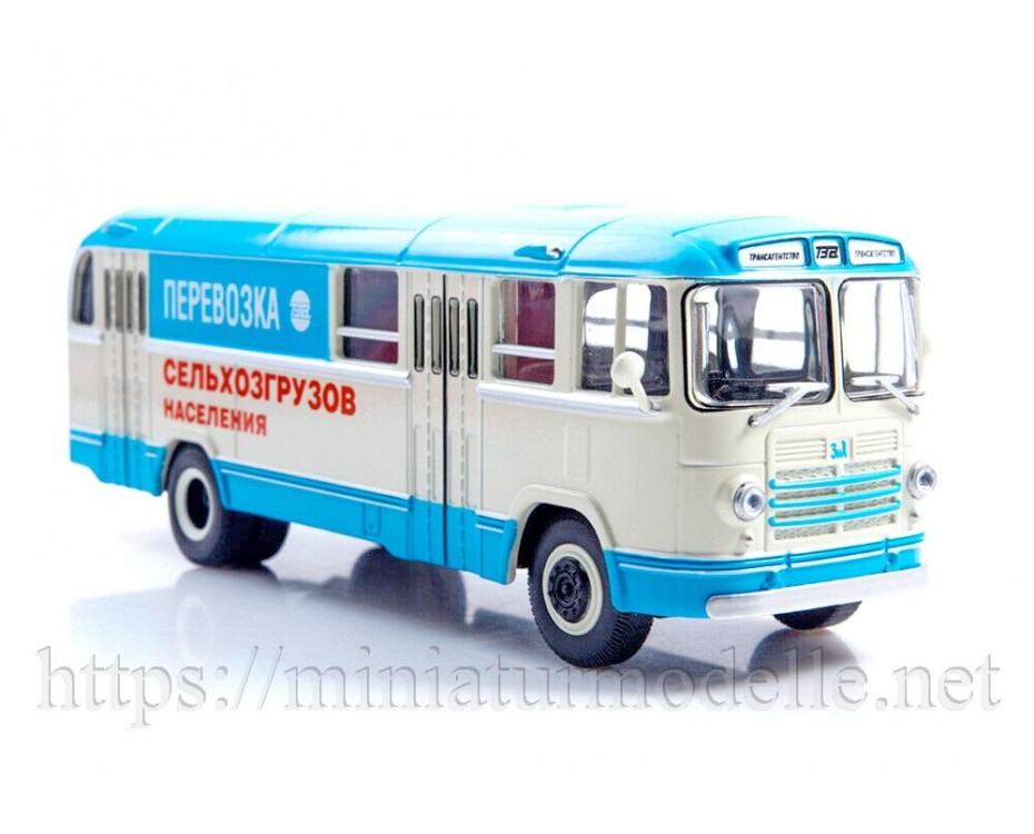 1:43 ZIL 158 V Cargo passenger bus with magazine #6, special issue,  Modimio Collections by www.miniaturmodelle.net