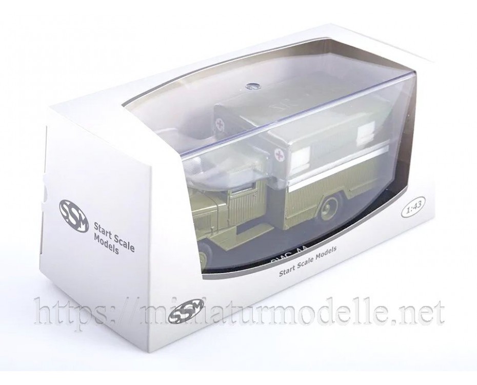 1:43 ZIS 44 Sanitätskoffer, Militär, SSM3042, Start Scale Models - SSM by https://miniaturmodelle.net