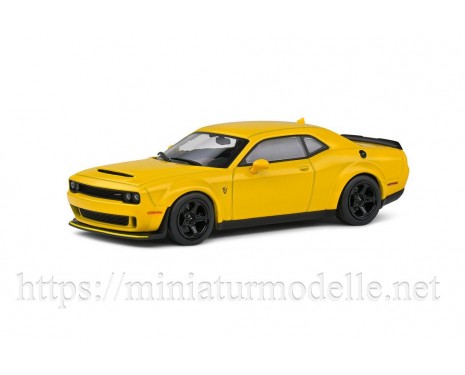 1:43 Dodge Challenger SRT Demon V8 6.2L, 2018, yellow