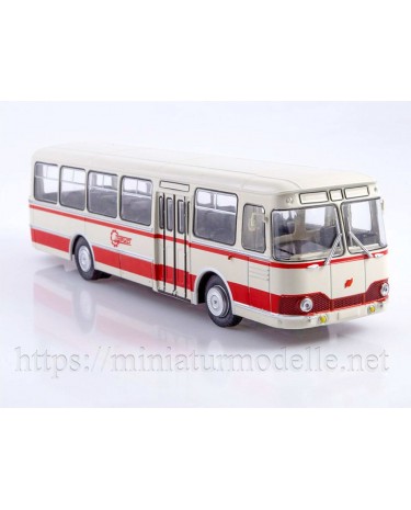 1:43 LiAZ 677 V Tourist suburban bus with magazine #48