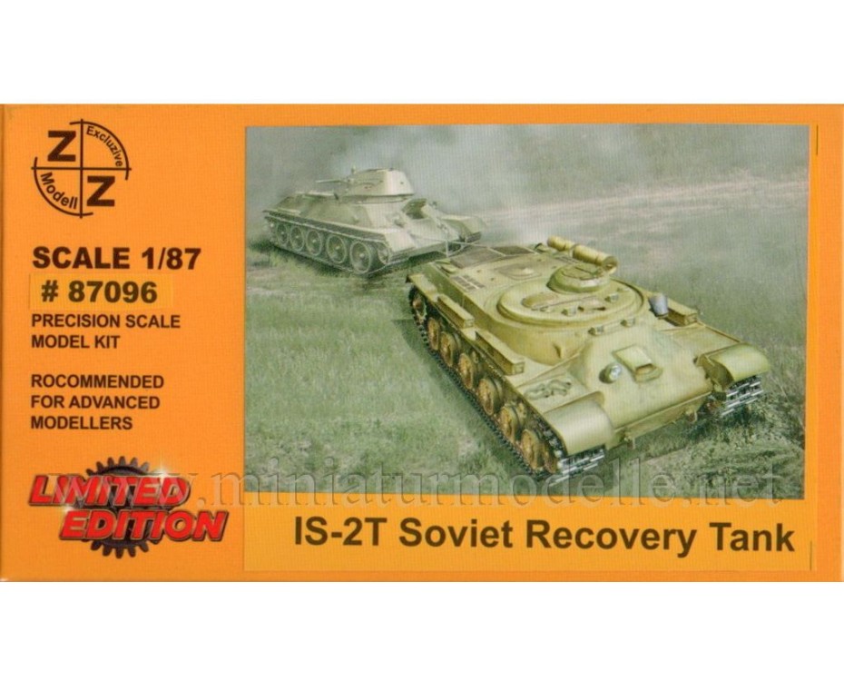 H0 1:87 ИС 2Т Бронированная ремонтно-эвакуационная машина, 87096, Z&Z Exclusive Modell by https://miniaturmodelle.net
