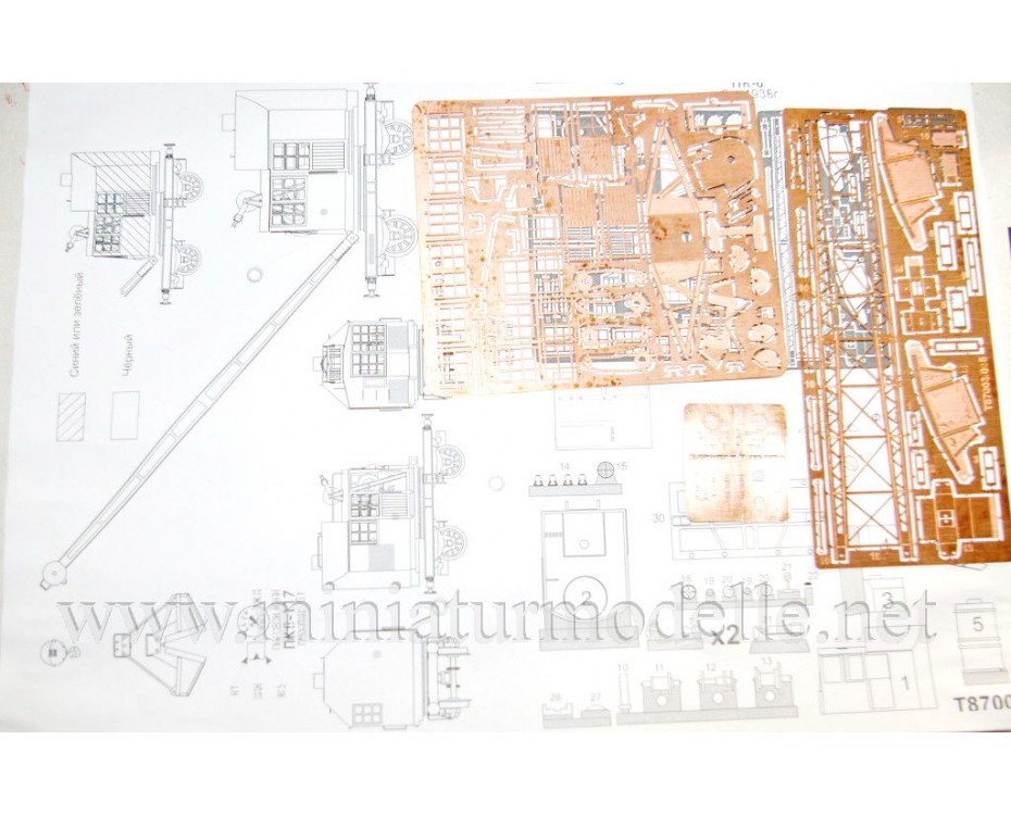 1:87 H0 Railway crane PK 6 1936, small batches model, T87005, Z&Z Exclusive Modell by https://miniaturmodelle.net