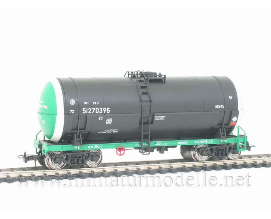1:87 H0 0013 Cisternu komplekts naftas pārvadāšanai, RZD, 5. laikmets, 0013, Eurotrain by https://miniaturmodelle.net