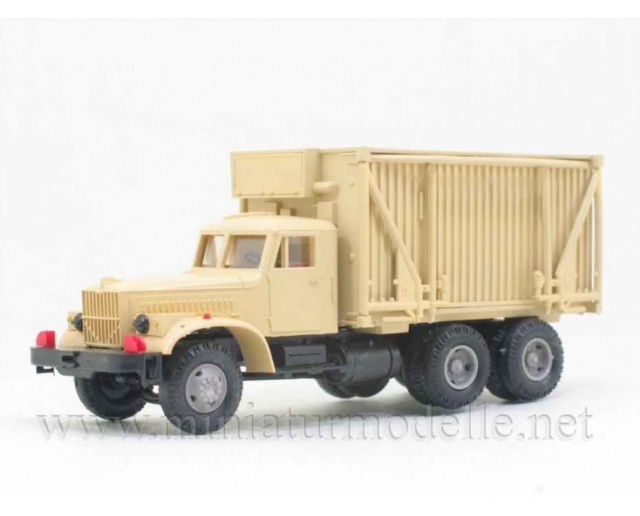 H0 1:87 KRAZ 257 sanitārais furgons FK 1, beišīgs,   Miniaturmodelle by https://miniaturmodelle.net