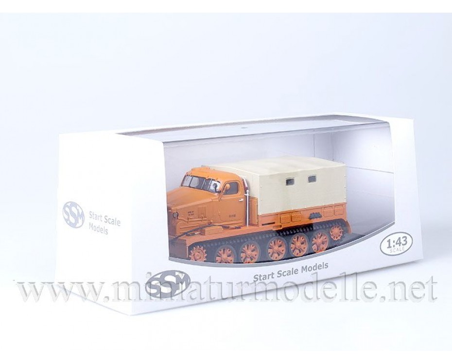 1:43 AT-T Zugmittel - schwer Pritsche Plane, SSM3006, Start Scale Models - SSM by https://miniaturmodelle.net