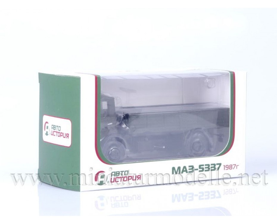 1:43 MAZ 5337 Pritsche (1987), militär, 100459, Auto History - Aist by https://miniaturmodelle.net