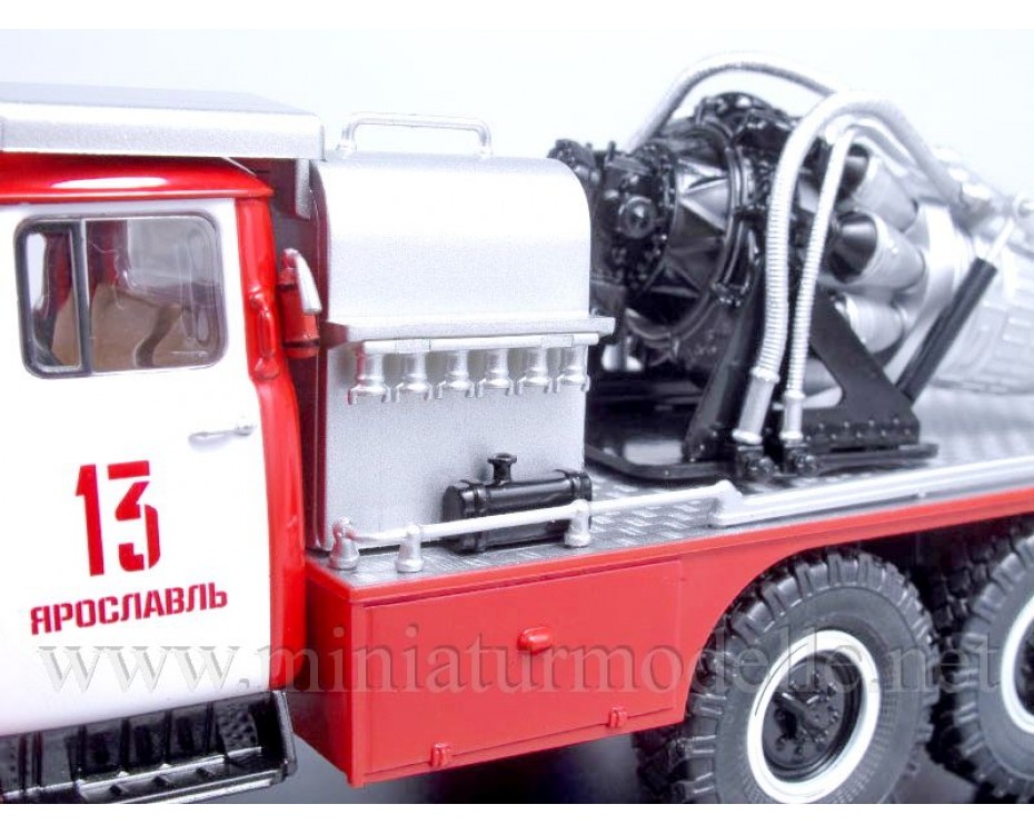 1:43 ZIL 131 mit Jet-Triebwerk AGVT 100, FW Feuerwehr, SSM1118, Start Scale Models - SSM by https://miniaturmodelle.net