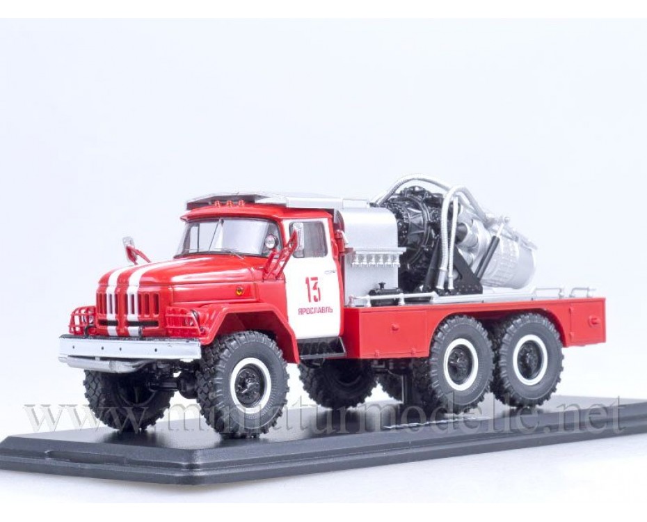 1:43 ZIL 131 mit Jet-Triebwerk AGVT 100, FW Feuerwehr, SSM1118, Start Scale Models - SSM by https://miniaturmodelle.net