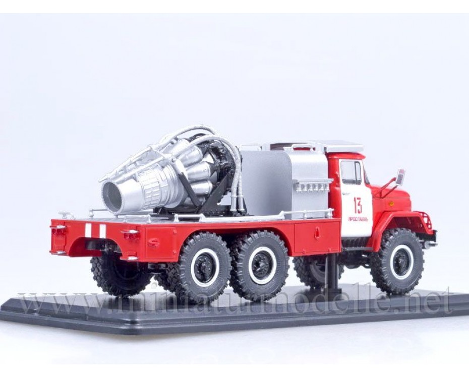 1:43 ZIL 131 mit Jet-Triebwerk AGVT 100, FW Feuerwehr, SSM1118, Start Scale Models - SSM by https://miniaturmodelle.net
