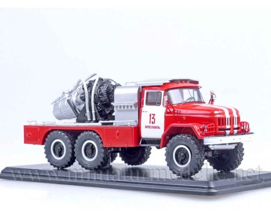 1:43 ZIL 131 mit Jet-Triebwerk AGVT 100, FW Feuerwehr, SSM1118, Start Scale Models - SSM by https://miniaturmodelle.net