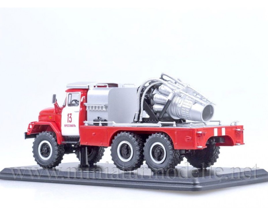 1:43 ZIL 131 mit Jet-Triebwerk AGVT 100, FW Feuerwehr, SSM1118, Start Scale Models - SSM by https://miniaturmodelle.net