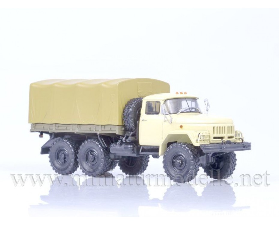 1:43 ZIL 131 Pritsche Plane, Militär beige, 100398, Auto History - Aist by https://miniaturmodelle.net