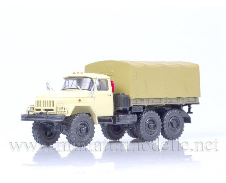 1:43 ZIL 131 Pritsche Plane, Militär beige, 100398, Auto History - Aist by https://miniaturmodelle.net