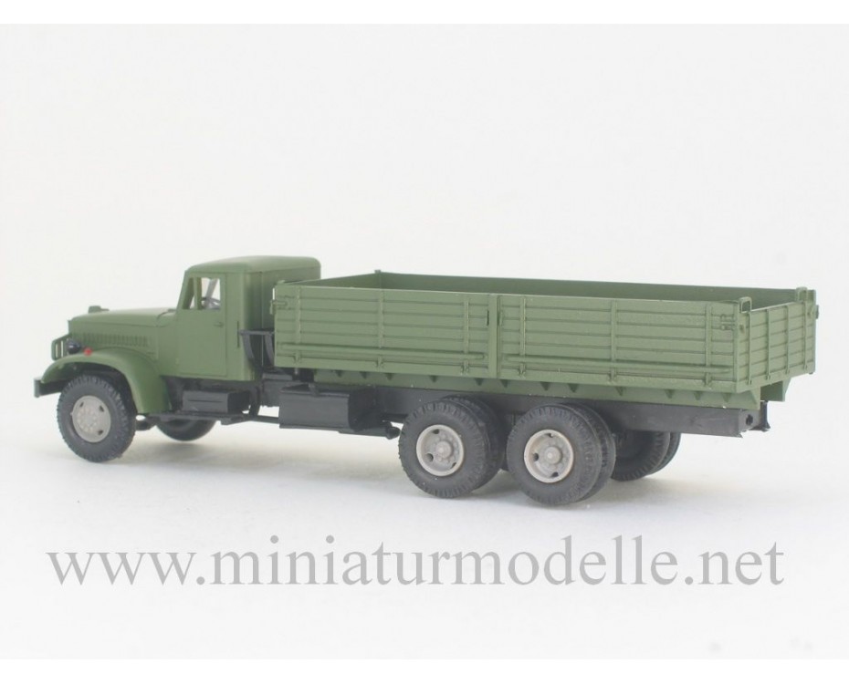 H0 1:87 KRAZ 219 long wood open side, military,   Miniaturmodelle by https://miniaturmodelle.net