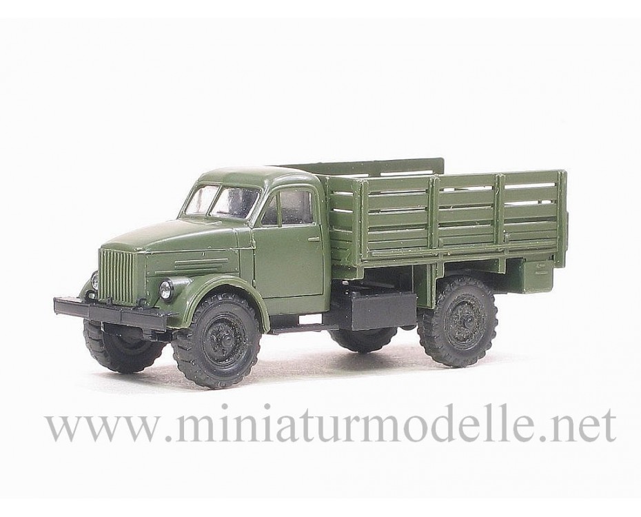 1:87 H0 ГАЗ 63 высокие борта 4х4, военный, 0 3323 0, Miniaturmodelle by https://miniaturmodelle.net