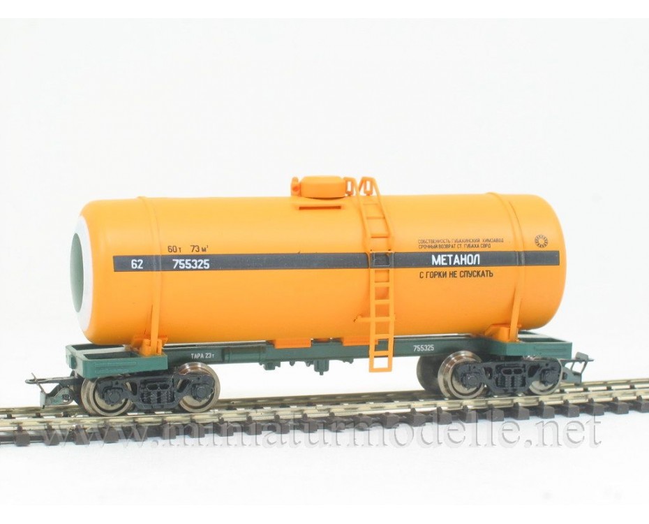 1:120 TT 3725 Kesselwagen zum Transport von Methanol der SZD, 4. Epoche, 3725, Peresvet by https://miniaturmodelle.net